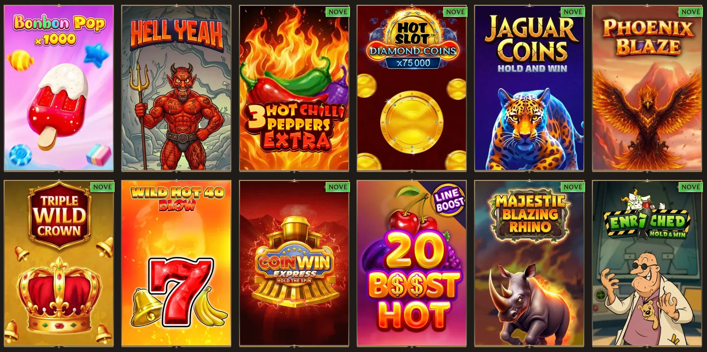Rozmanitost výherních automatů v Realz casino